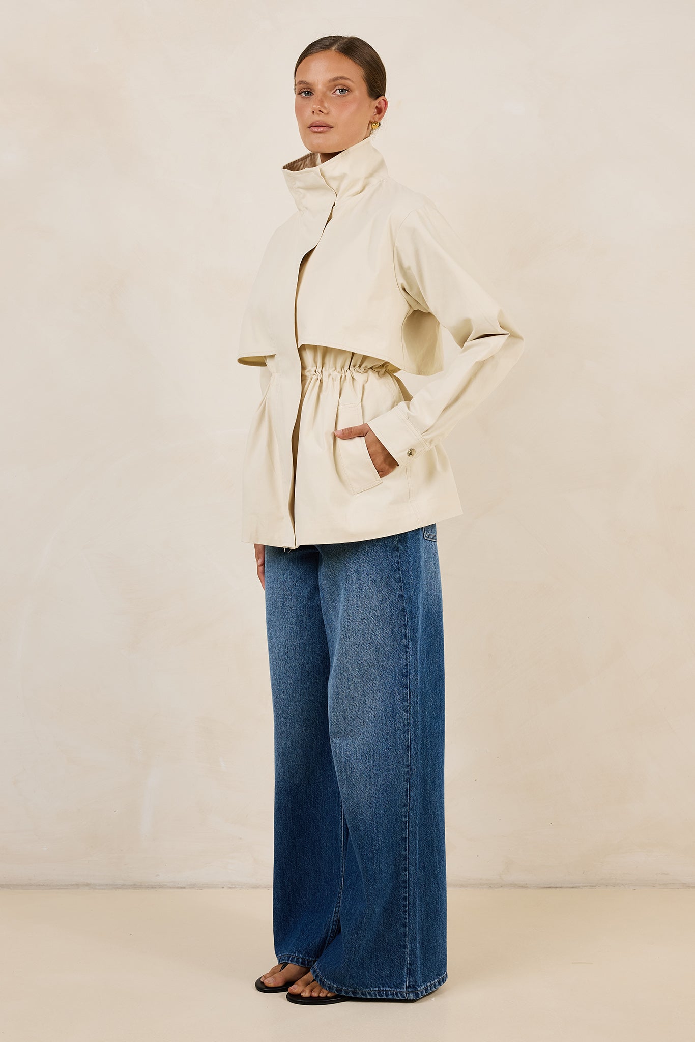 Perlis Funnel-Neck Jacket