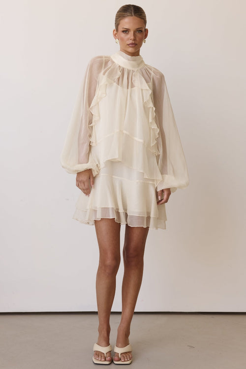 Ottilie Dress in Cream