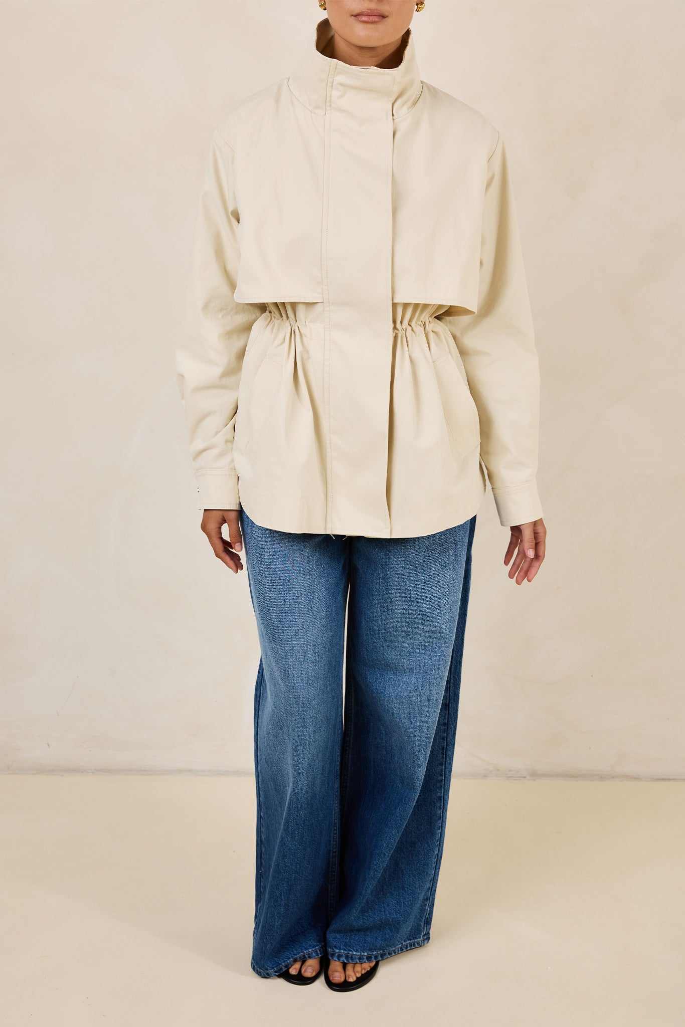 Perlis Funnel-Neck Jacket