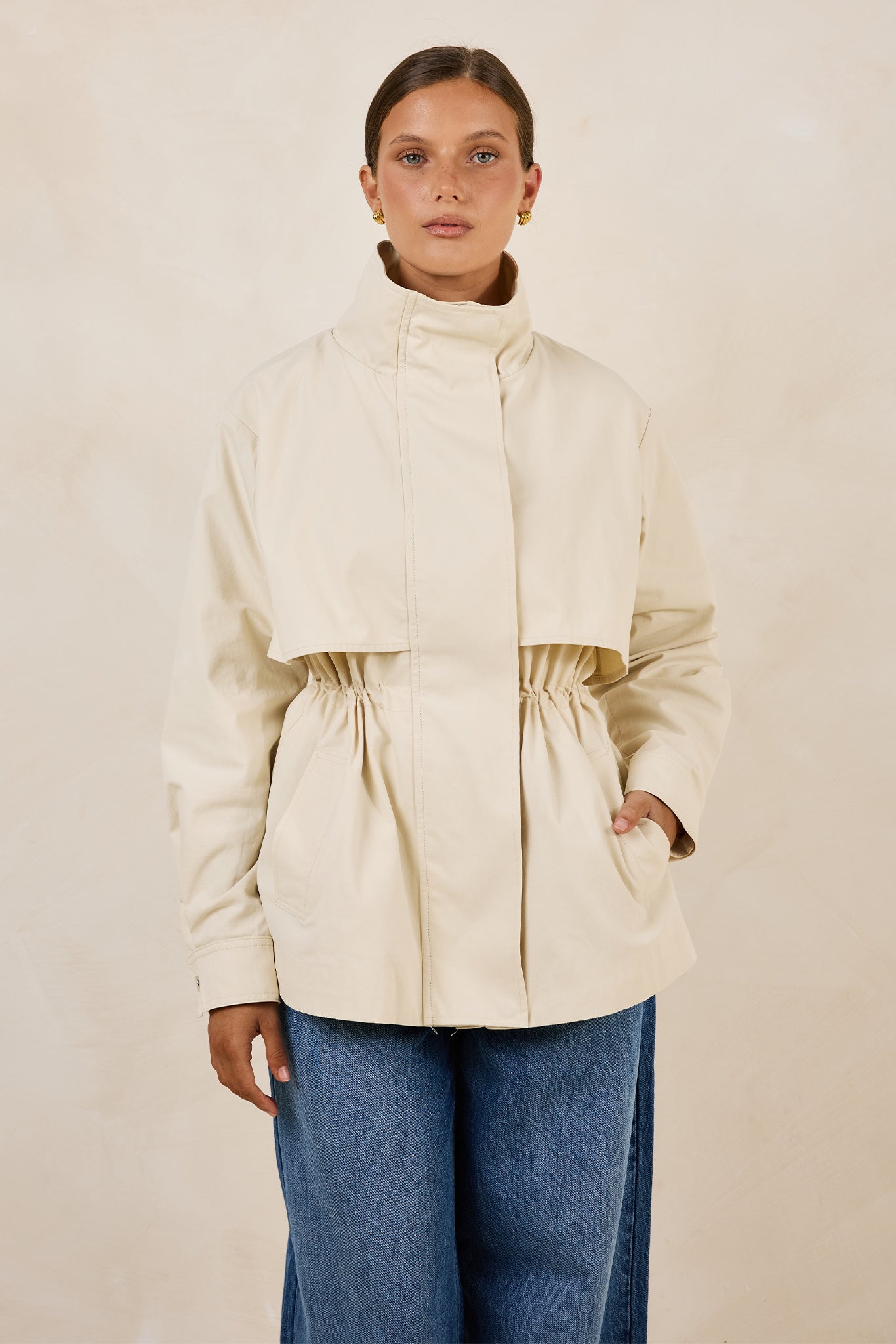 Perlis Funnel-Neck Jacket