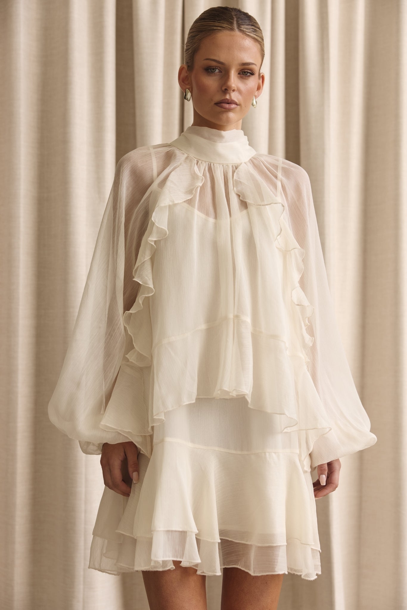 Ottilie Dress in Cream