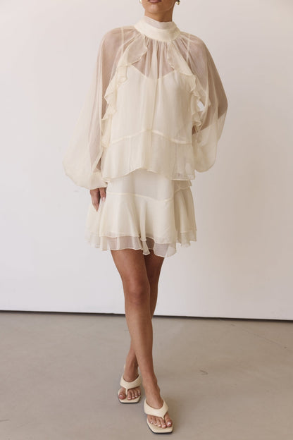 Ottilie Dress in Cream